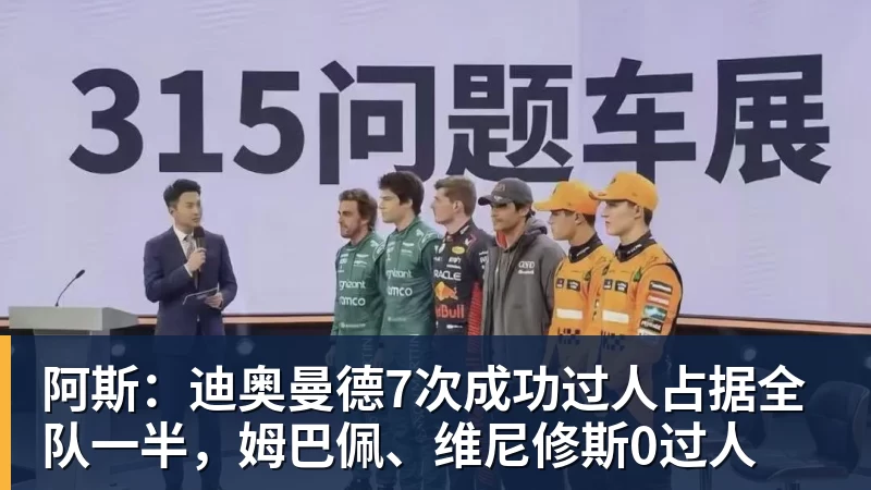 好博体育阿斯：迪奥曼德7次成功过人占据全队一半，姆巴佩、维尼修斯0过人